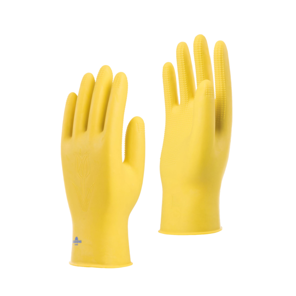 Mini Rubber Gloves Yellow Color (BGM)