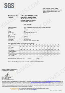 KG ASTM D6319-19 Nitrile NT1 Test report