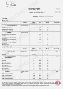 KG CE EN ISO 21420 Household rubber glove certification and test report-4